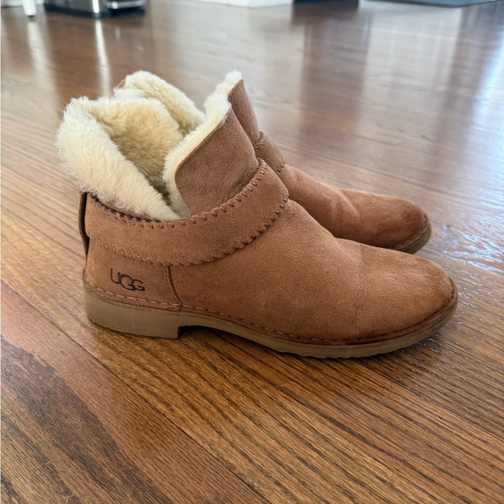 UGG Brown Sheep Skin Booties